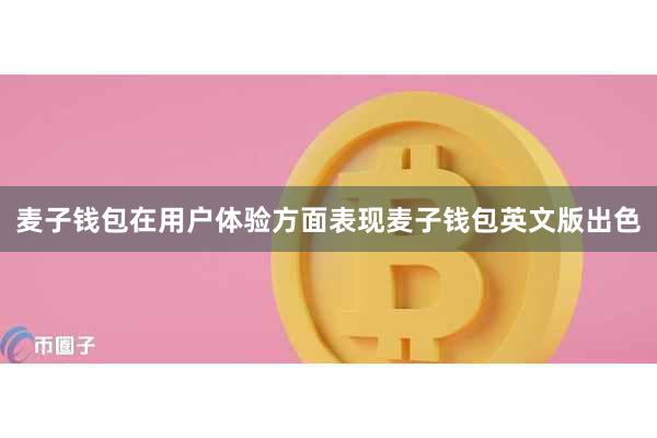 麦子钱包在用户体验方面表现麦子钱包英文版出色